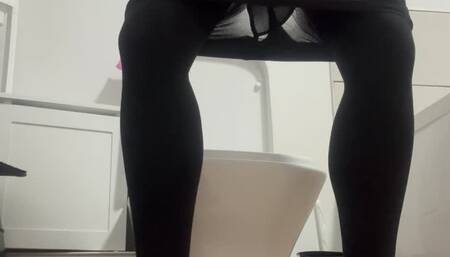 Naughty Nun's Private Potty Break
