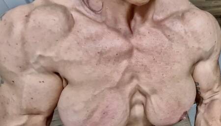FBB HAIRY FULL BODY 3 WEEKS NO SHAVE ! EXCLUSIVE VIDEO PLUS ROIDED AND RIPPED PUMPED NUDE COMBINED WITH THE BODY HAIR ! TOTAL HORNY BIG CLIT HAIRY PUSSY SOLO FEMALE MUSCES FLEXING POSING FINGERING CLIT TESTO HIGH LEVELS GOING WILD!