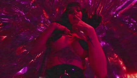 Rubber Pasties + Oil Tease