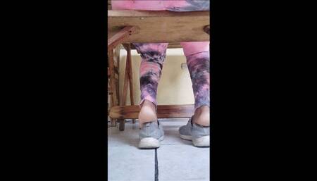 INTENSE SHOEPLAY AT HER HOME PART 1