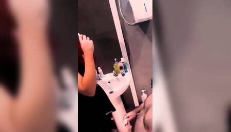 Wash His Dirty Mouth Out (spit Slave Humiliation and Head Flushing)