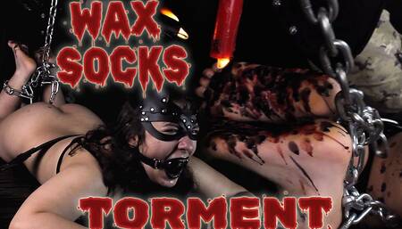 Extreme Foot Punishment - Hot Wax Play