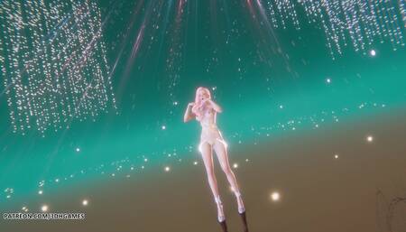Hwaa Seraphine Sexy Striptease League of Legends Hentai Uncensored