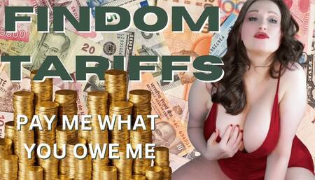 Findom Tariffs
