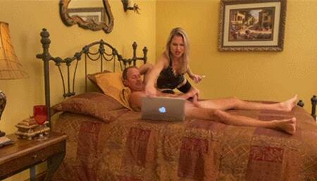 Baby Sitter Jerks Off The Wanker (MP4 HD)