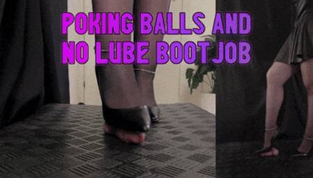 My Black Stilettos Heels Poking and Bootjobing Your Cock and Balls but Without Lube! (Double Slave Version) - TamyStarly - Cock Balls Crush Trample, Shoejob, CBT, Trampling, Bootjob, Stomping