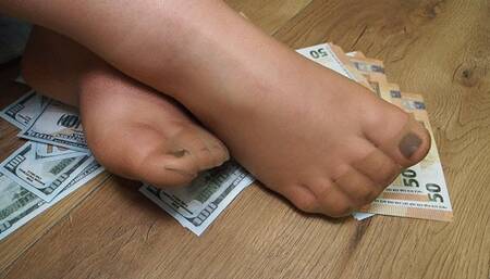 Mistress' Feet in Nylon - Your Destiny to Be Submissive