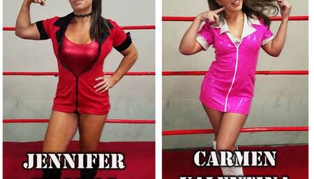 1265-Cute Does Not Make a Wrestler! - Female Wrestling