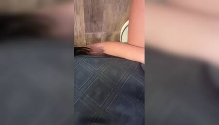 Hungry Pussy Pee in the Toilet and She Licks Her Fingers 182
