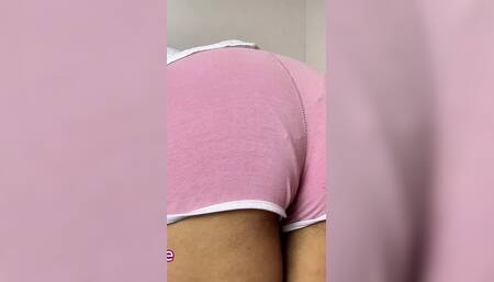 BBW Bubbly Farts in Pink Shorts