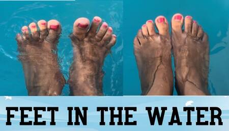 Feet in the water
