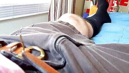 Hairyartist Unpacked Cock Pours Precum