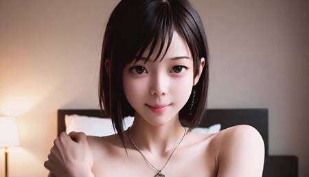 Pure and Innocent Beauty in the Reverse Cowgirl Position