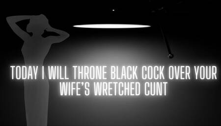 The NLP toolbox: Today I Will Throne Black Cock Over Your Wife’s Wretched Cunt
