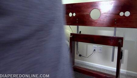 Samara: Locked in Pillory to Test Potty Training