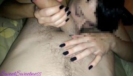 Tinder whore sucks my dick and licks my balls