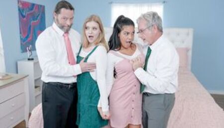 Stepfamily Interracial Foursome