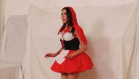 Stripdown for Red Riding Hood! Agatha Delicious Bared by a Ghost - WMV 1080p
