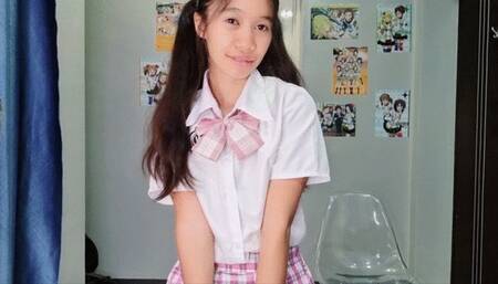 Bald pussy squirting and creampies