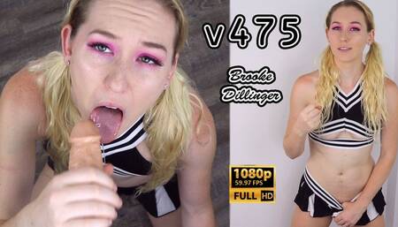v475 Cheerleader JOI and POV Blowjob