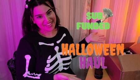 Sub Funded Halloween Haul Unboxing