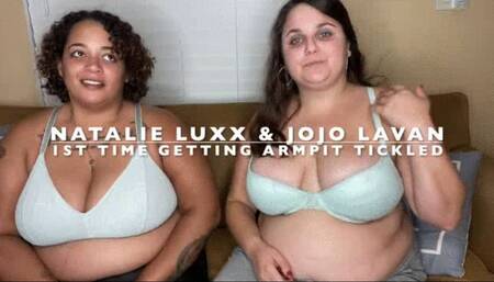 Jojo gets her armpits tickled for first time EVER! Ft Natalie Luxx