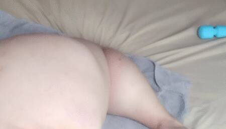 Husband fucks my ass and pussy with my toys on my period