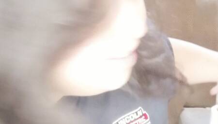 Blowing my nose for you