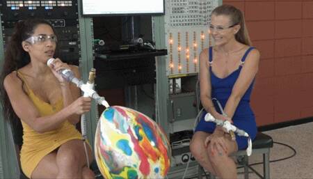 Kitty "Helps" Eden Test a Mexican Agate Balloon (MP4 - 1080p)