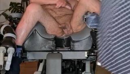 Spreading for Jamylicious and getting a quick handjob