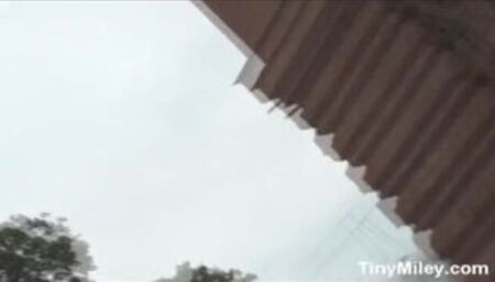 Solo teen fingers her tight wet pussy