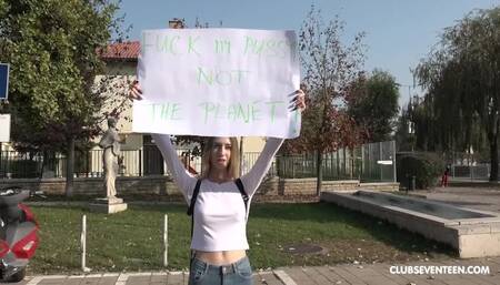 Fuck my Pussy, NOT the Planet!