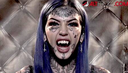 HO HUNTERS - Tattooed ghost Amber Luke wants to fuck