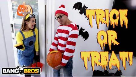 BANGBROS - Trick or Treat, Smell Evelin Stone's Feet. (I Bet you Would!)