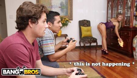 BANGBROS - MILF Nicole Aniston Services her Son's little Friend