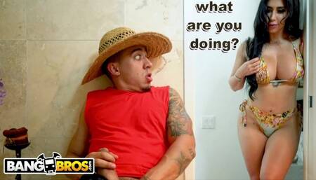 BANGBROS - Gardener Bruno Dickemz Fucks his Sexy Latin Client Valerie Kay