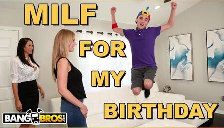 BANGBROS - Juan El Caballo Loco Gets Hot MILF Reagan Foxx for his Birthday