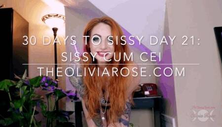 30 Days To Sissy Day 21: Sissy Cum CEI (WMV 1080p)