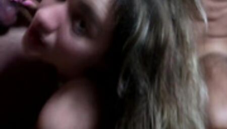 GIRLFRIEND gets DEEPTHROAT in a THREESOME and takes a HUGE CREAMPIE while her CUCKOLD hubby watch!