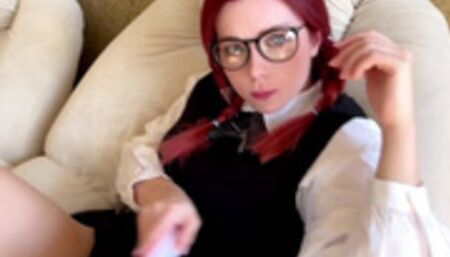 Dirty College Girl Passionate Deepthroat Cock and Rough Fucks POV