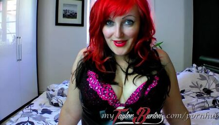 Taylor-Burton - German BBW dildo action with dirty talk!