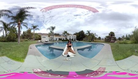 VR Bangers-[360°VR] Slutty LATINA Raven Bay masturbates and CUMMING LOUDLY