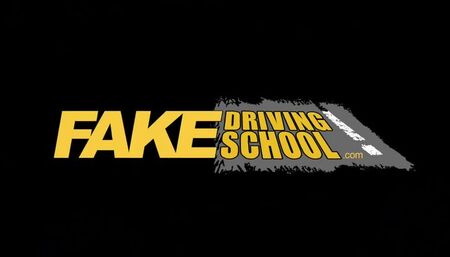 Fake Driving School Czech babe Nikky Dream orgasms during hard fucking