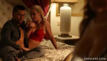 Sexy maid fucking the newlyweds