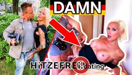 HITZEFREI.dating Blonde German MILF (47) hooked up on street (SOPHIE LOGAN)
