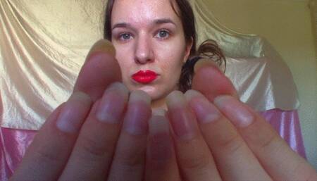 Worship Long Natural Nails, Hands