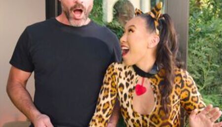 Dick or treat said hot Asian teen kitten