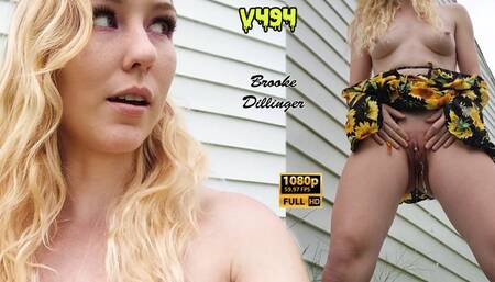 v494 Outdoor Public Peeing In Sundress