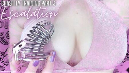 Chastity Training Part 3: Escalation - HD