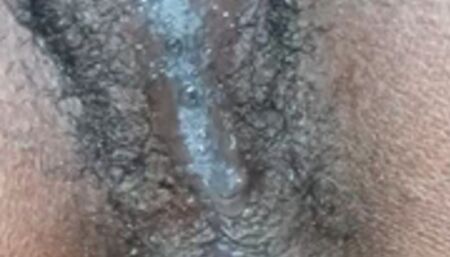 Dripping wet pussy juice play and gaping